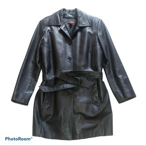 Danier Black Leather Jacket